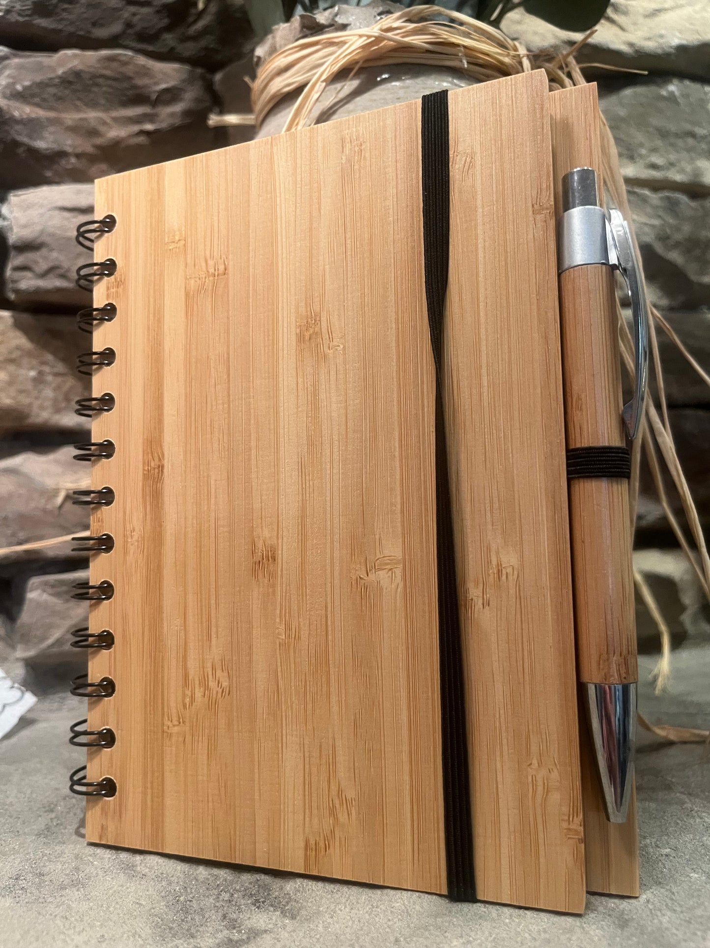Bamboo Notebook & Pen