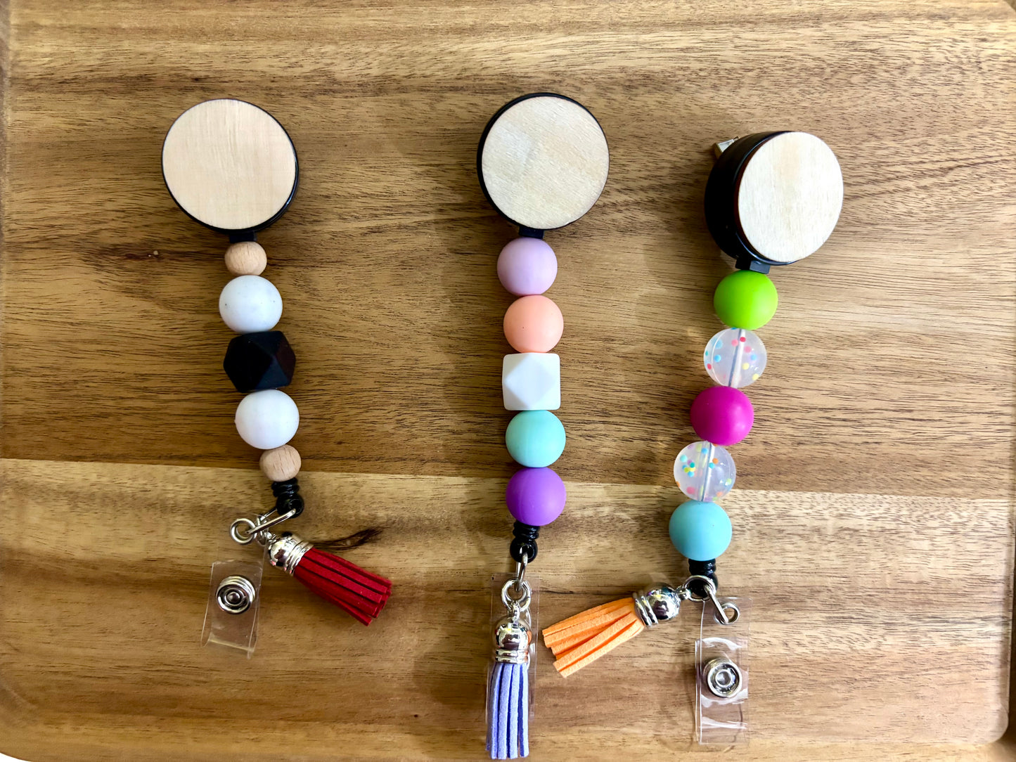 Beaded Badge Reels