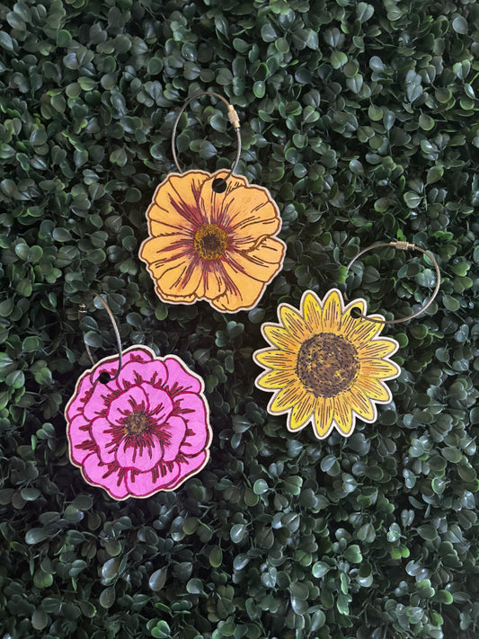 Floral Bag Tags
