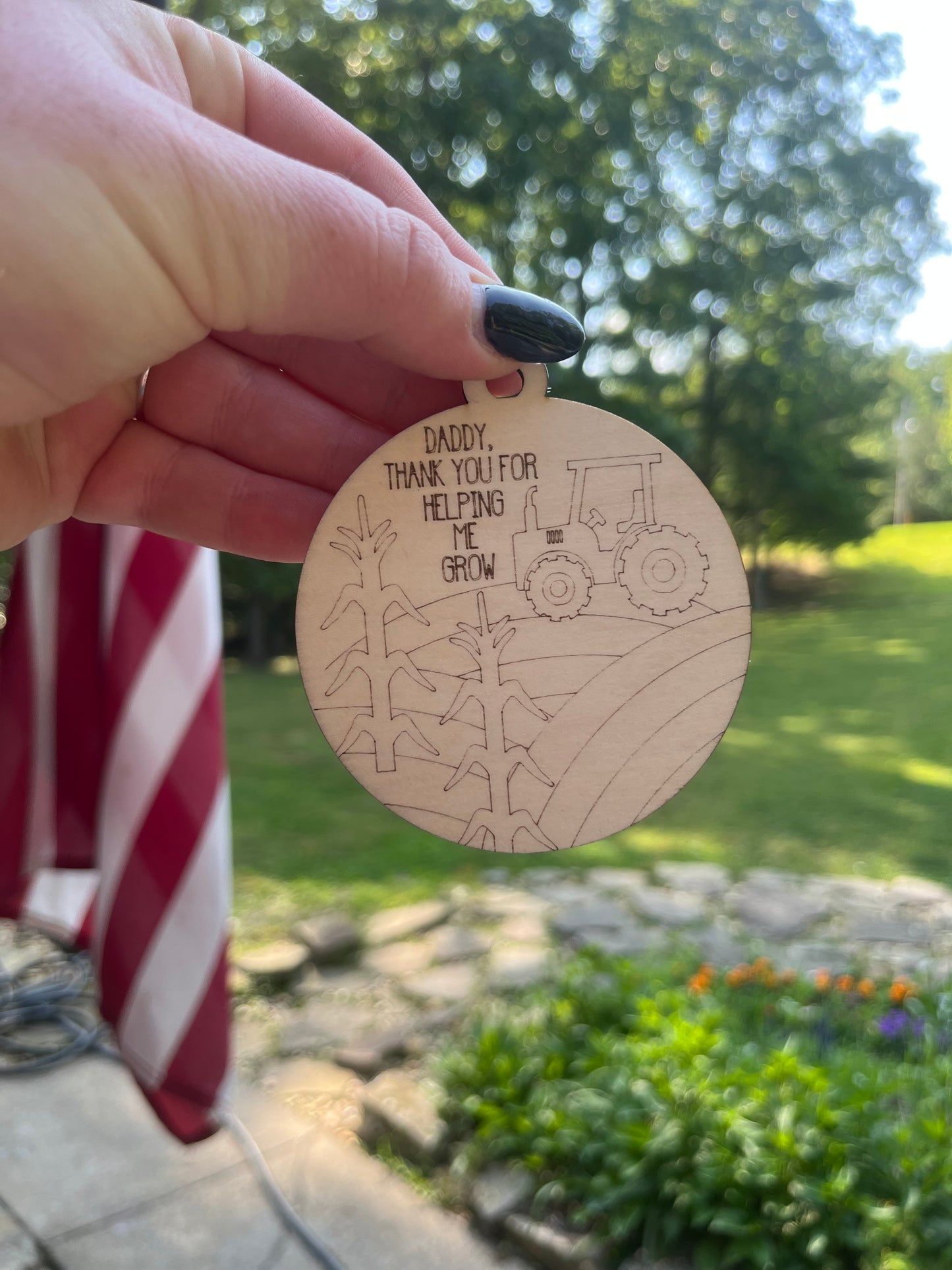 Farm Fathers Day hanger