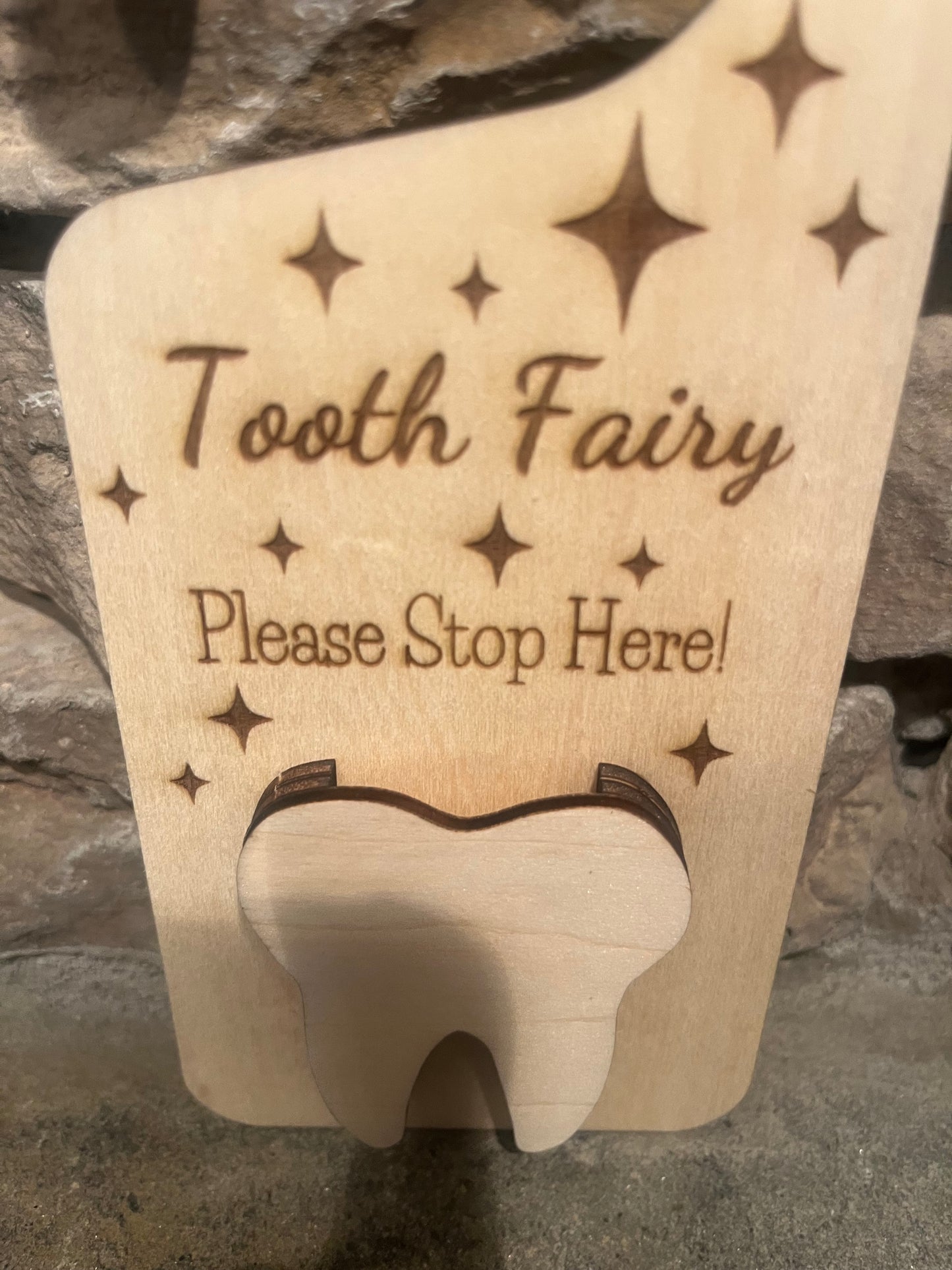 Tooth fairy door hanger