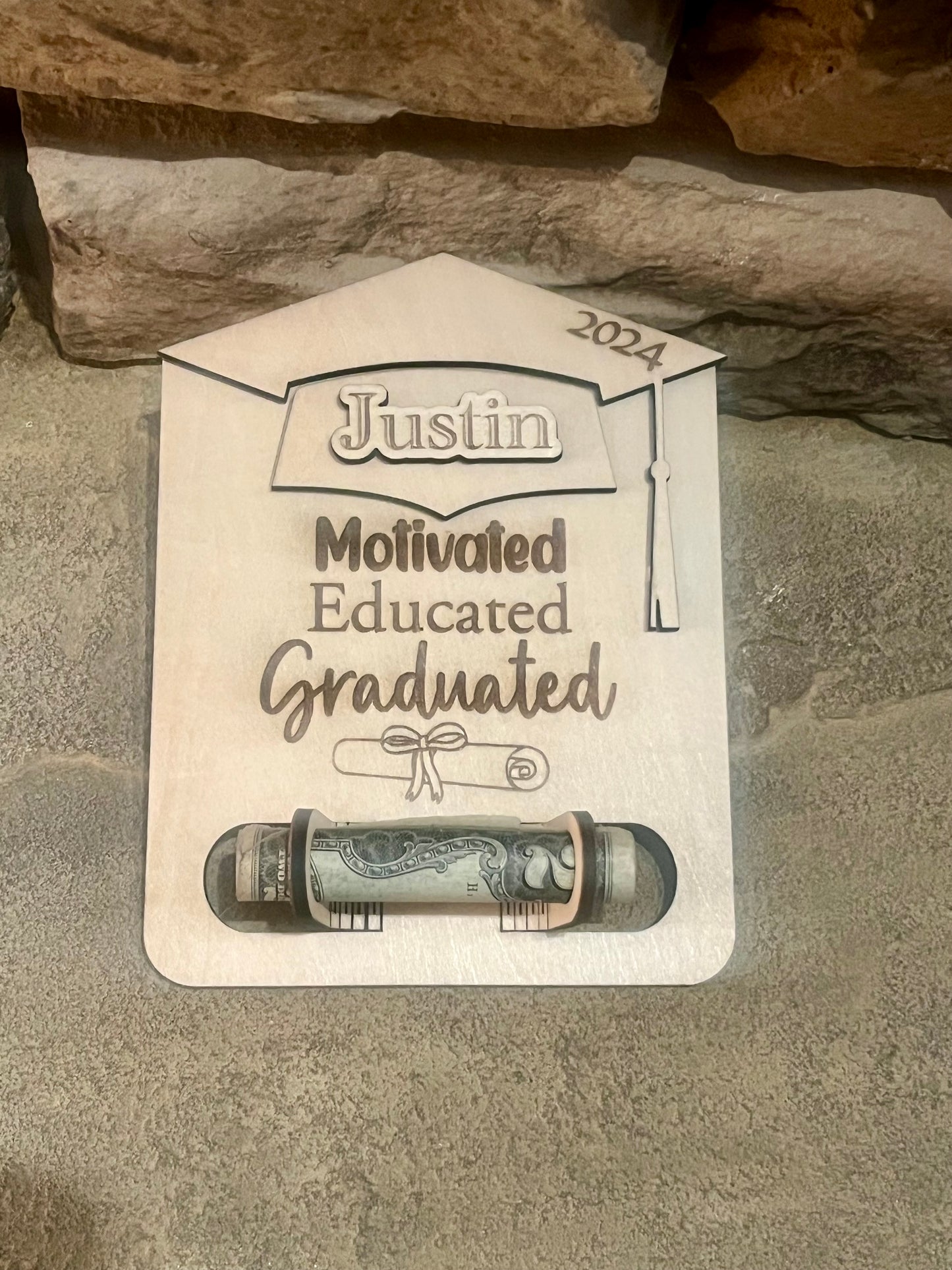 Custom Graduation Money Holder