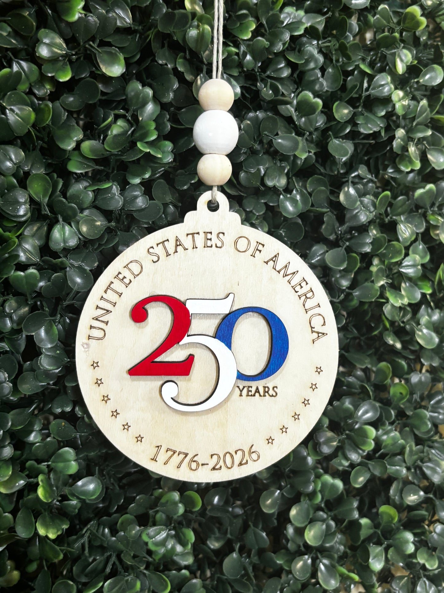 250 years ornament