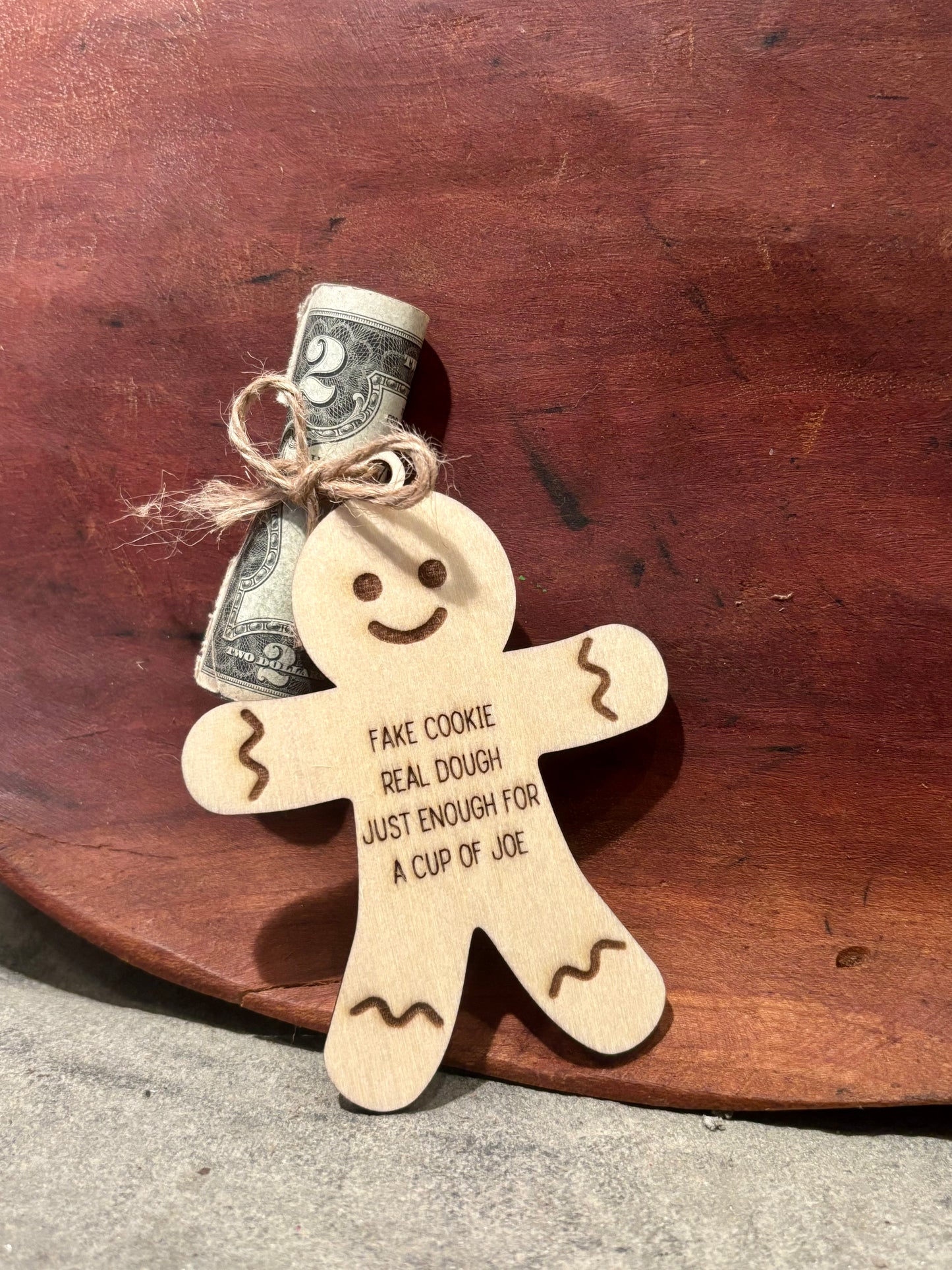 Gingerbread Dough Tag