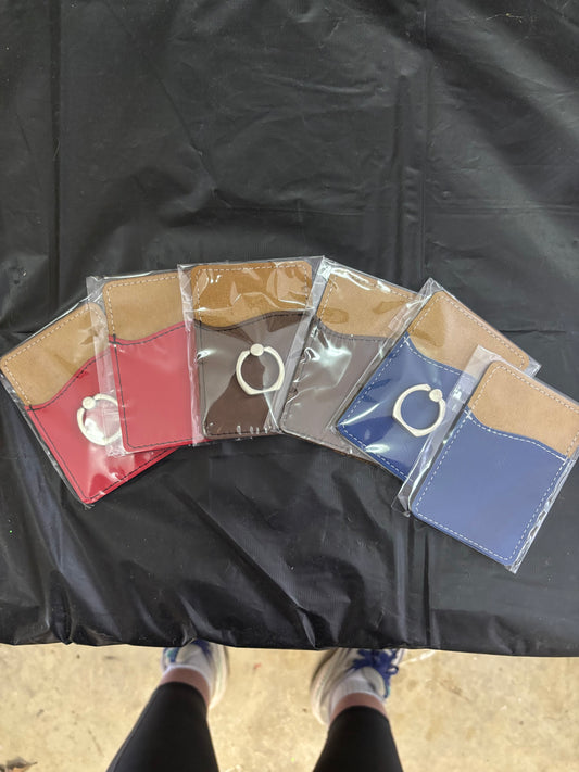 Leather Phone Card Holders