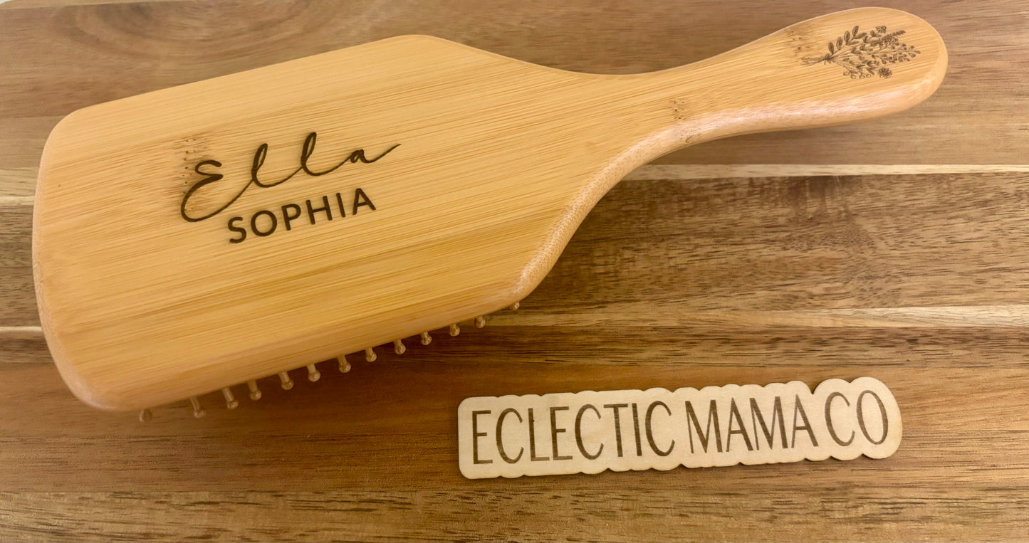 Bamboo Paddle Brush