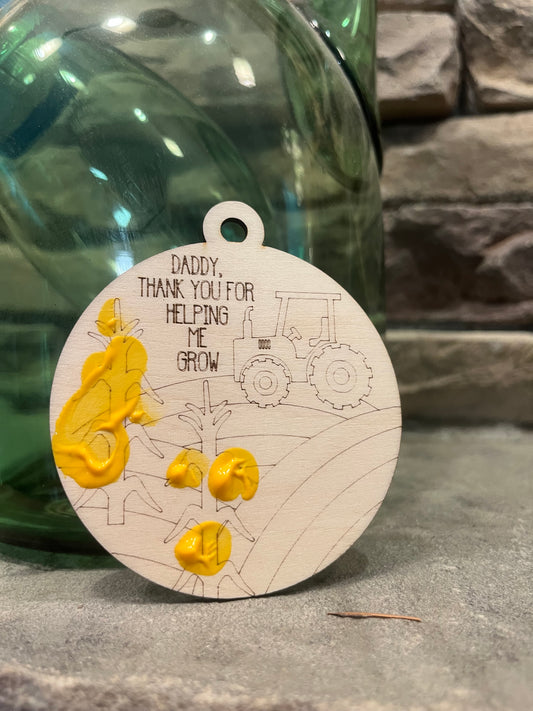 Farm Fathers Day hanger