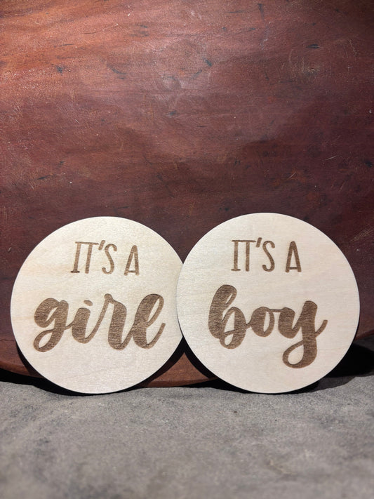 It’s a boy/girl Announcement rounds