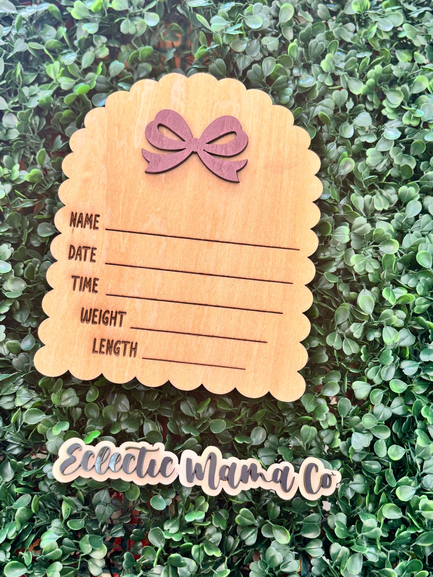 Bow Announcement board