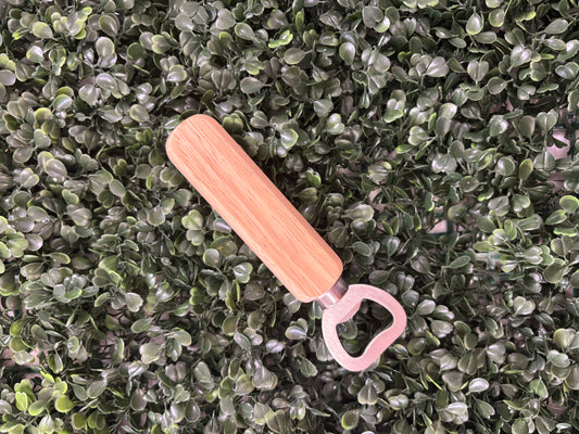 Custom Wood Bottle Opener