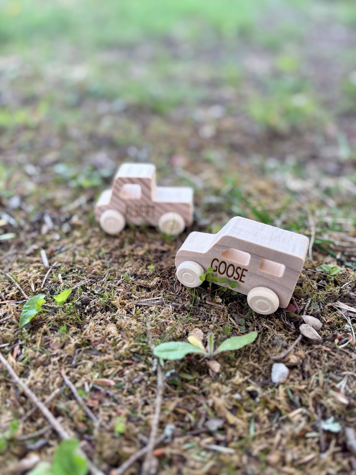 Wood car