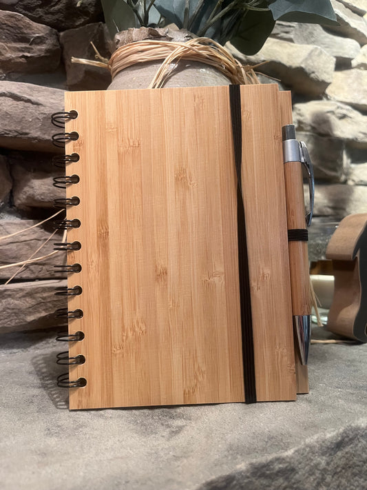 Bamboo Notebook & Pen