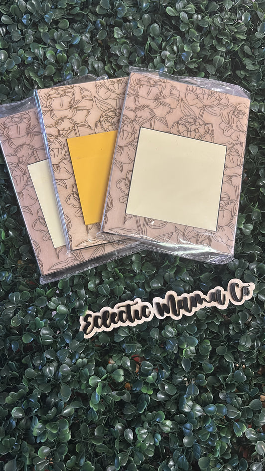 Floral print Post-It Holder