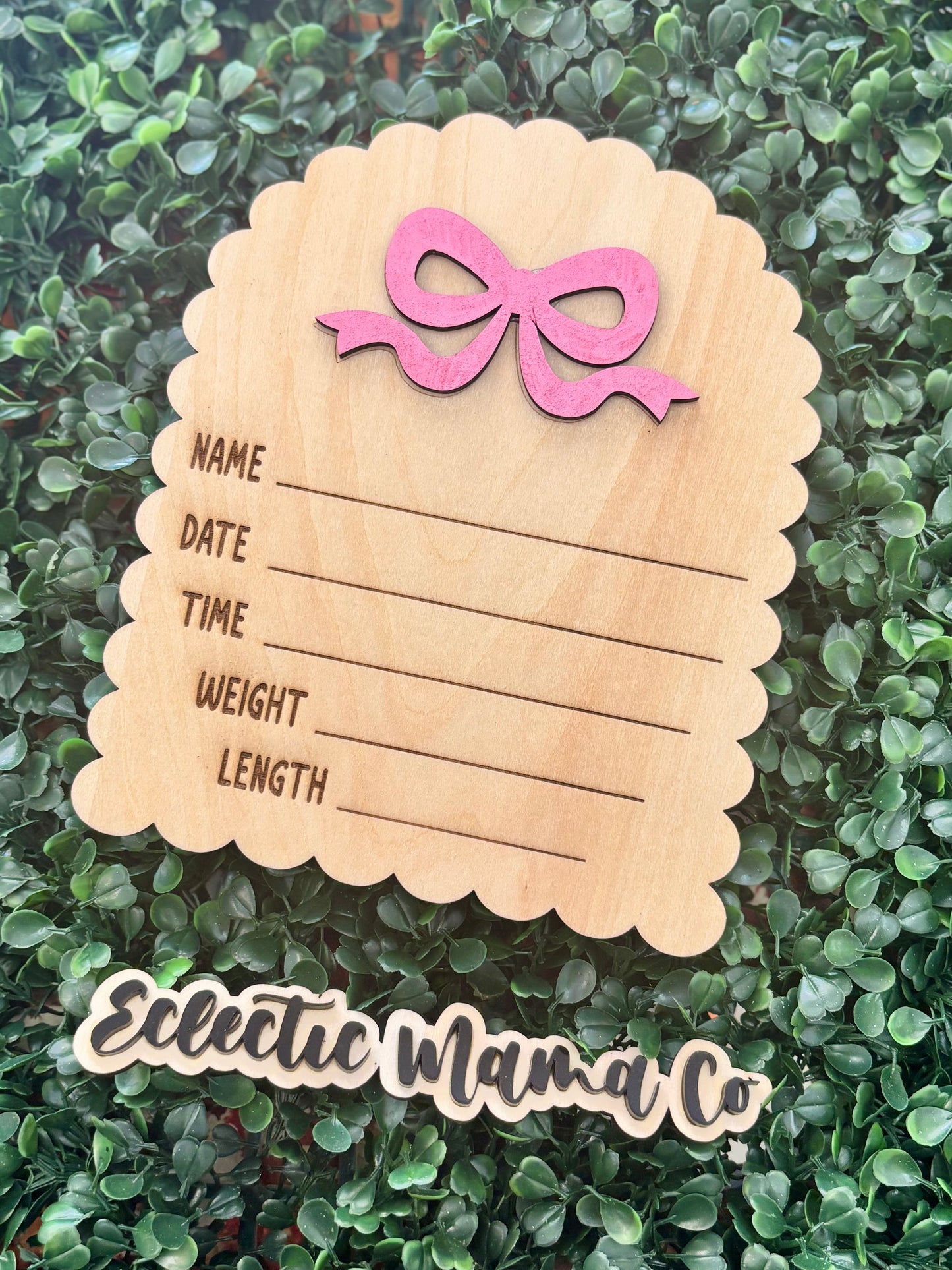 Bow Announcement board