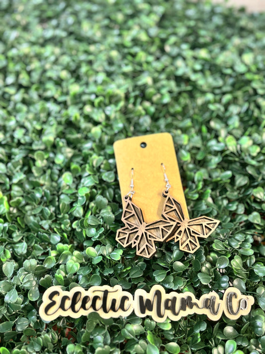 Walnut Geo Butterflies